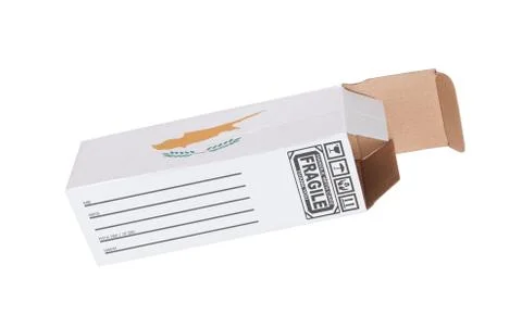Concept of export - Product of Cyprus Stock Photos