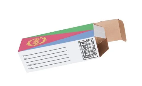 Concept of export - Product of Eritrea Stock Photos