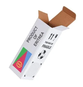 Concept of export - Product of Eritrea Stock Photos