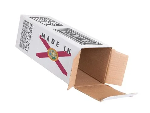 Concept of export - Product of Florida Stock Photos