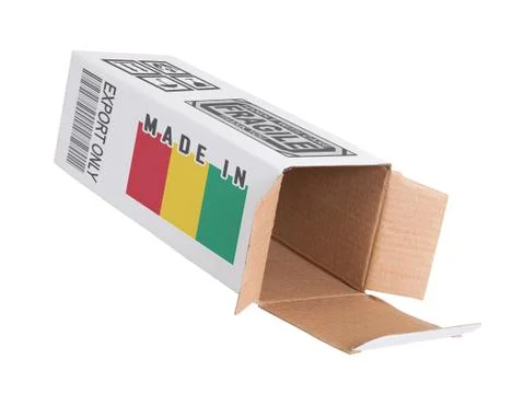 Concept of export - Product of Guinea Foto stock