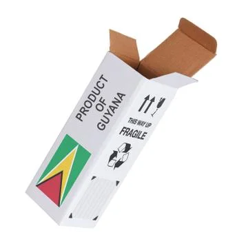 Concept of export - Product of Guyana Stock Photos