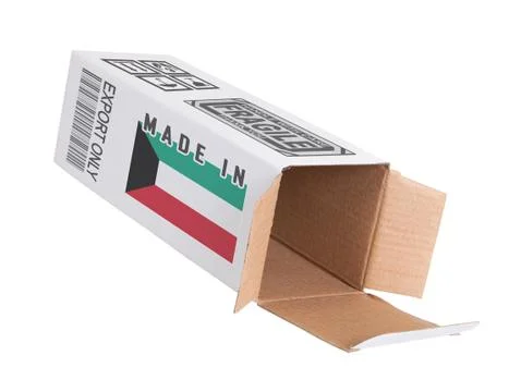 Concept of export - Product of Kuwait Foto stock