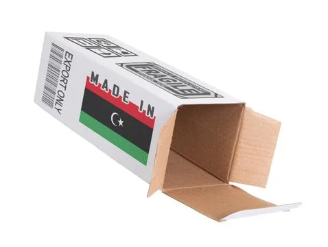 Concept of export - Product of Libya Stock Photos