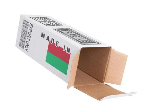 Concept of export - Product of Madagascar Stockfoto's