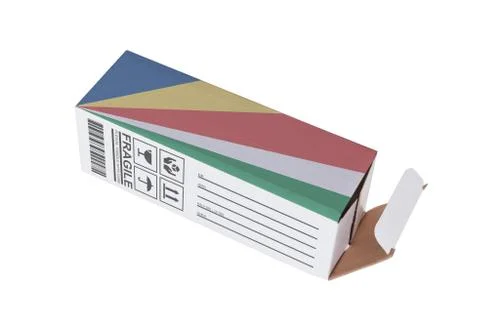 Concept of export - Product of the Seychelles Stockfoto's