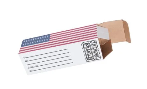 Concept of export - Product of the USA Stock Photos