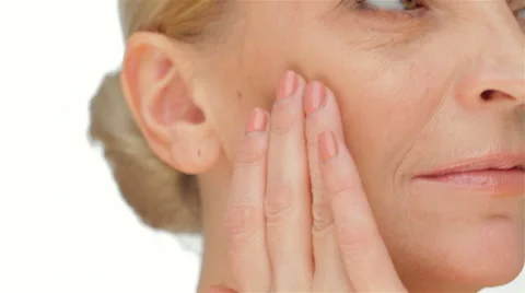 The concept of face cream Stock Footage 59453503