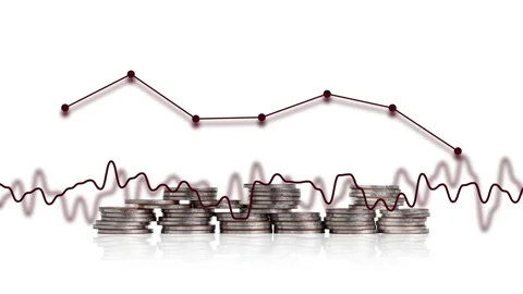 The concept of a faltering economy. Stock-Footage 232601300