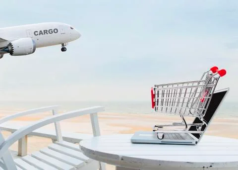 Concept for fast delivery Stock Photos