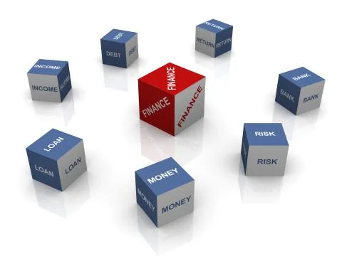 Concept of finance Stock Illustration