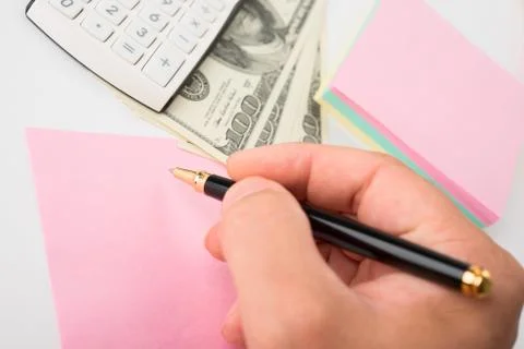 Concept of finances Stock Photos