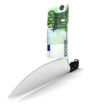 Concept of financial instability. Illustrazione stock