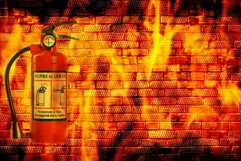 Concept fire Stock Photos