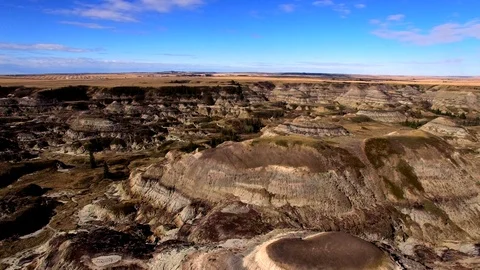 Concept flight Canada Alberta Stock Footage 70404922