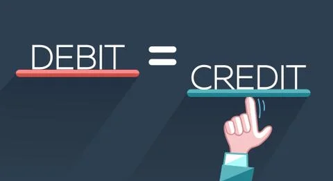 Concept of fraud  debit Stock Illustration