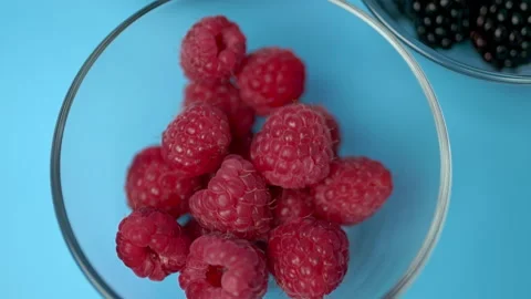 Concept of fresh berries. Video stock 133590427
