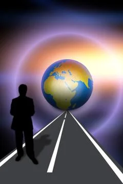 Concept of future Stock Illustration