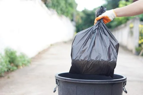 Concept, garbage management Stock Photos