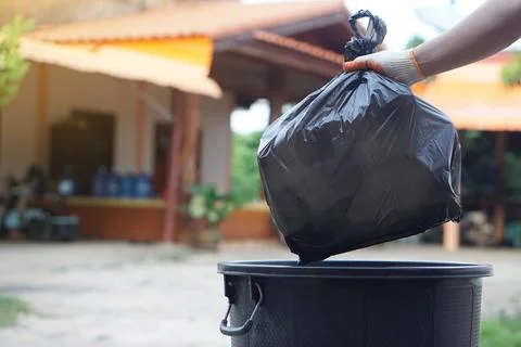Concept, garbage management Stock Photos