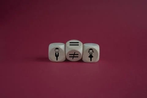 Concept of gender equality. Foto stock