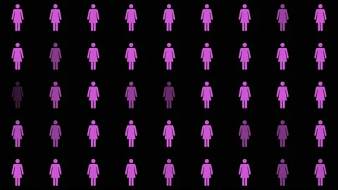 Concept for Gender Inequality Stock Footage 132630515