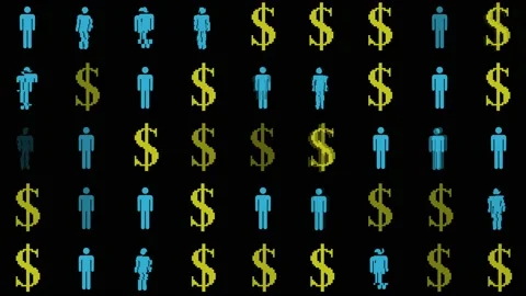 Concept for Gender Inequality Stock Footage 132630677