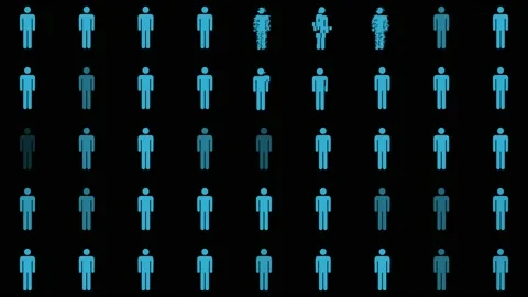 Concept for Gender Inequality Stock Footage 132630745