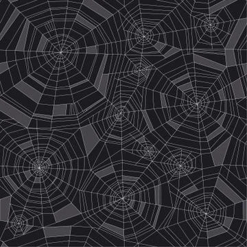 Concept geometric spider web seamless pattern Stock Illustration