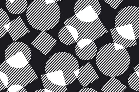 Concept geometry vector illustration with line geometric shapes. abstract sea Stock Illustration