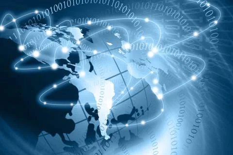 Concept of global business Stock Illustration