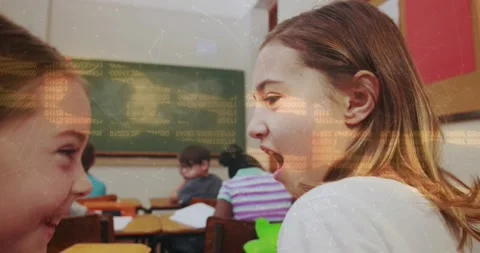 A concept of global connections, computing and digital interface Stock Footage 329169356