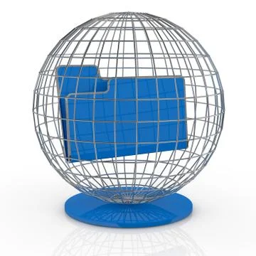 Concept of global network Stock Illustration