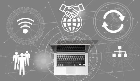 Concept of globalization Stock Photos