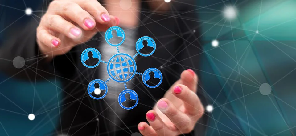 Concept of globalization Foto stock