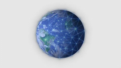 Concept for globalization, science and technology. Stock Footage 280330659