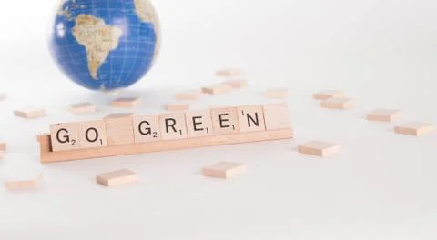 Concept "go green Stock Photos
