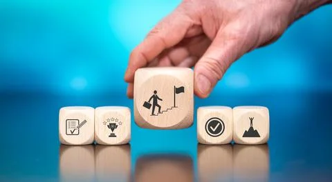 Concept of goals Stock-Fotos