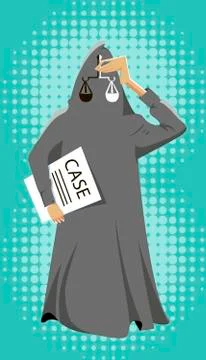 Concept of good and evil Stock Illustration