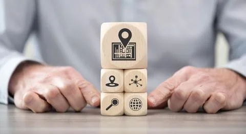 Concept of gps Stock-Fotos