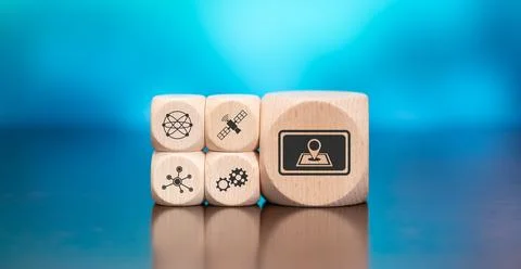 Concept of gps Foto stock