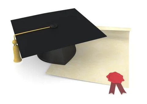 Concept of graduation Illustrazione stock