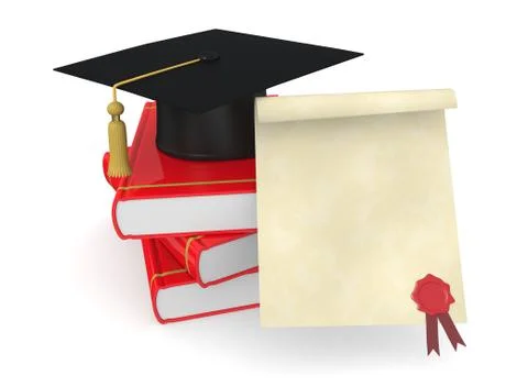 Concept of graduation Stock Illustration