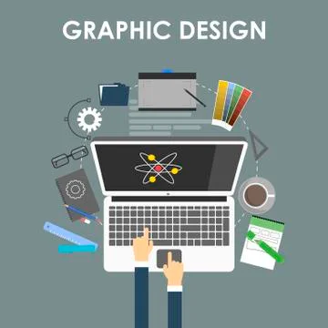 Concept for graphic design 스톡 일러스트