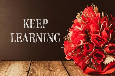 Concept of growth and progress, as the flowers represent the beauty Stock Photos