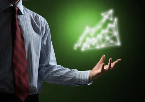 Concept of growth and progress Stockfoto's