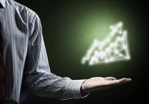 Concept of growth and progress Stockfoto's