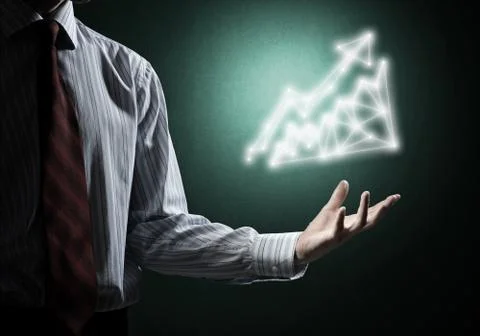 Concept of growth and progress Stockfoto's