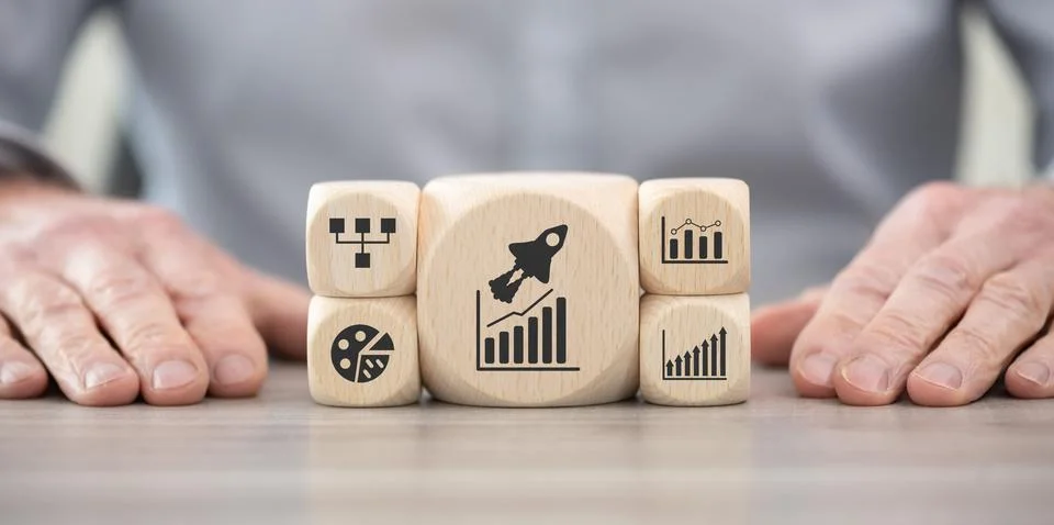 Concept of growth Stock Photos