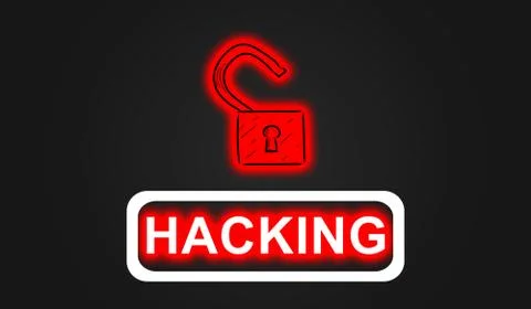 Concept of hacking Stock-Illustration
